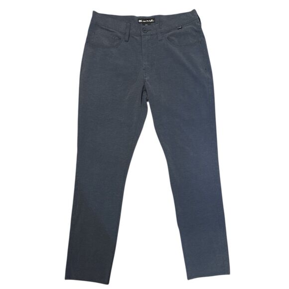 Travis Mathew Mens Pants 32 Prestige Lifestyle Performance Navy Golf Chino - Picture 1 of 10